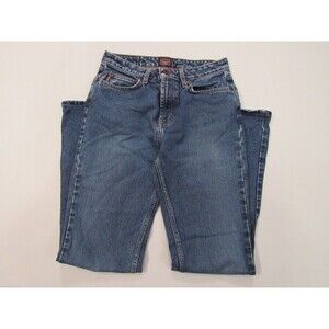 Juniors Vintage Bongo 1982 Rancher Jean Size 7 Dark Sandblasted Blue Color